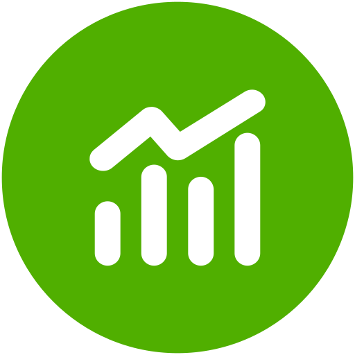 Increase Vector Stall Flat icon
