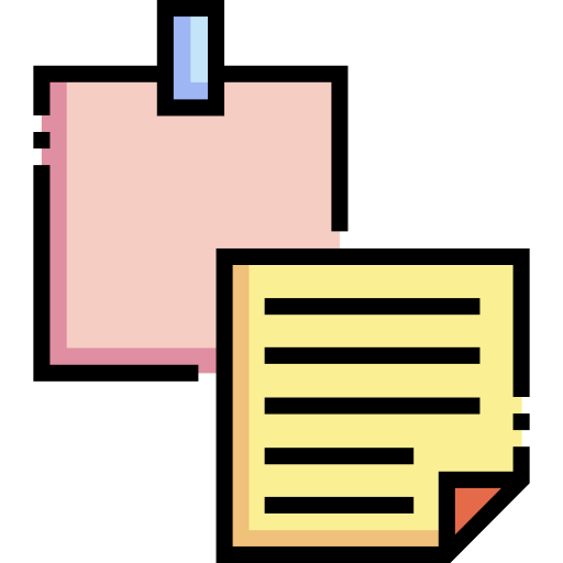 Sticky note Detailed Straight Lineal color icon