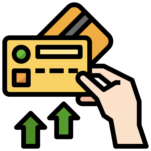 Credit card Surang Lineal Color icon