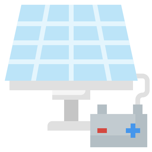 painel solar Surang Flat Ícone