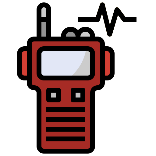 walkie talkie Surang Lineal Color icono