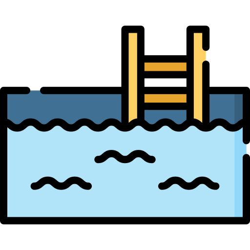 スイミングプール Special Lineal color icon