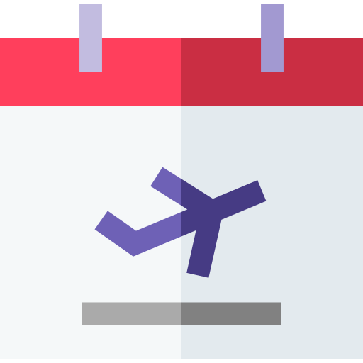 abflüge Basic Straight Flat icon
