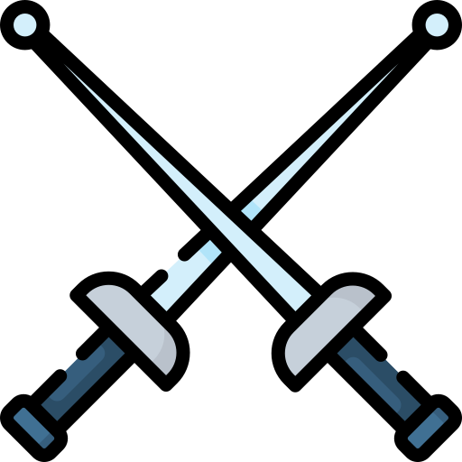 Fencing Special Lineal color icon