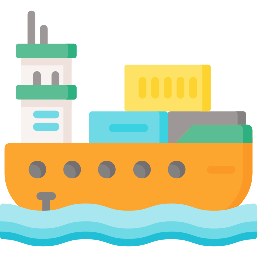 Cargo boat Special Flat icon