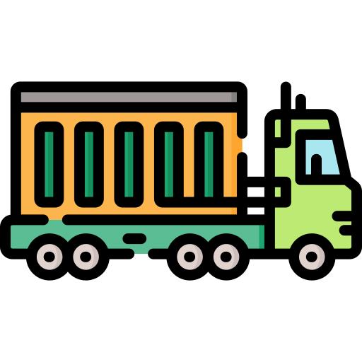 Cargo truck Special Lineal color icon