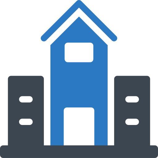 Apartment Generic Blue icon