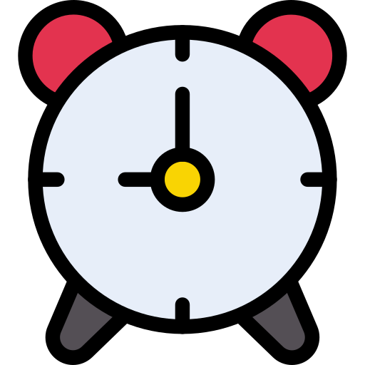 Alarm Vector Stall Lineal Color icon