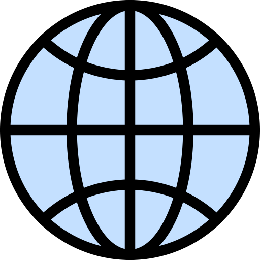 global Vector Stall Lineal Color icon