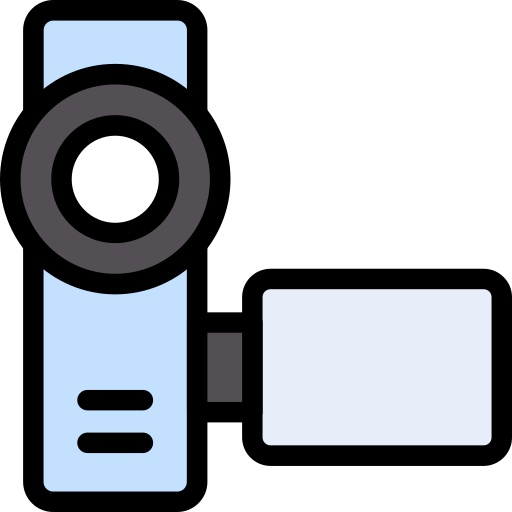 Camera Vector Stall Lineal Color icon