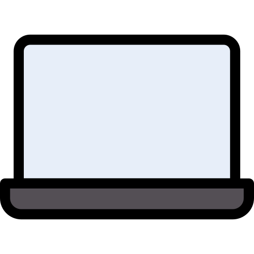 Laptop Vector Stall Lineal Color icon