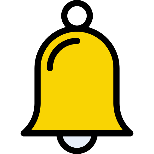 campana Vector Stall Lineal Color icono