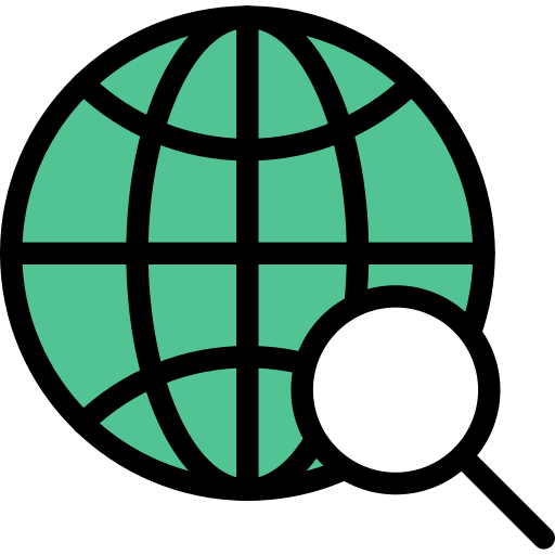 Global Vector Stall Lineal Color icon