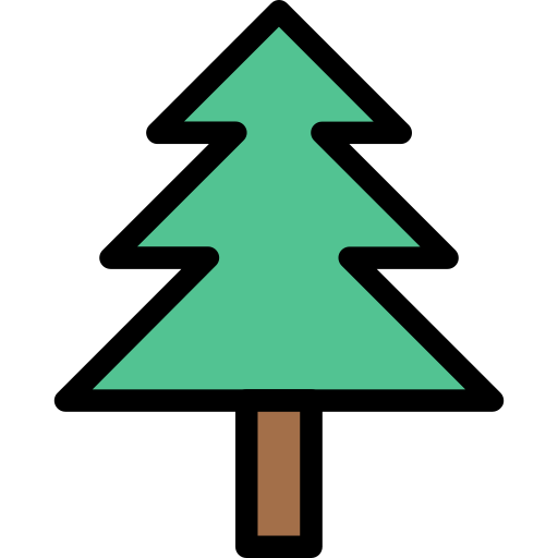 Дерево Vector Stall Lineal Color иконка