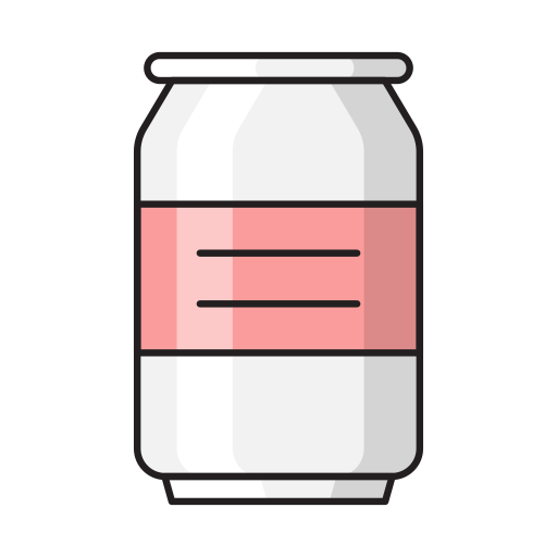 soda Vector Stall Lineal Color icono