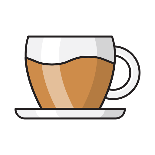 kaffee Vector Stall Lineal Color icon
