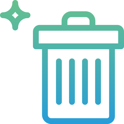 Trash Generic Gradient icon