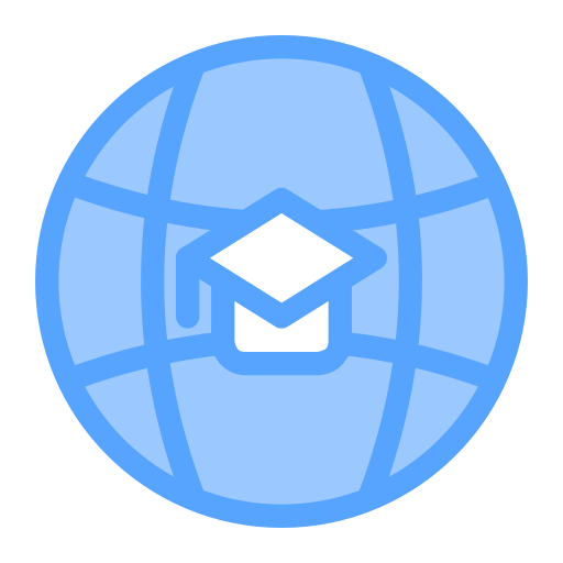 apprendimento globale Generic Blue icona