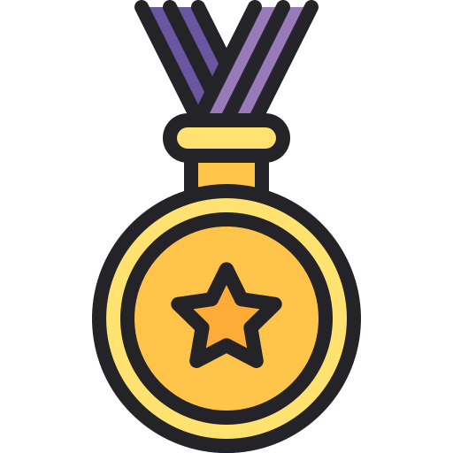 medalha Generic Outline Color Ícone