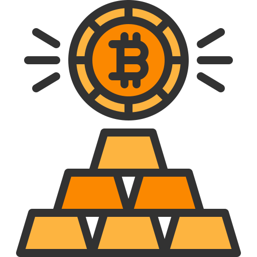 bitcoin Generic Outline Color icono