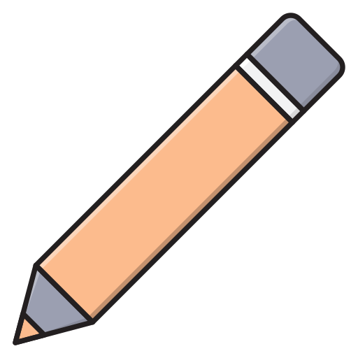 Pen Vector Stall Lineal Color icon