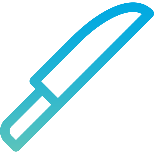 cuchillo Generic Gradient icono