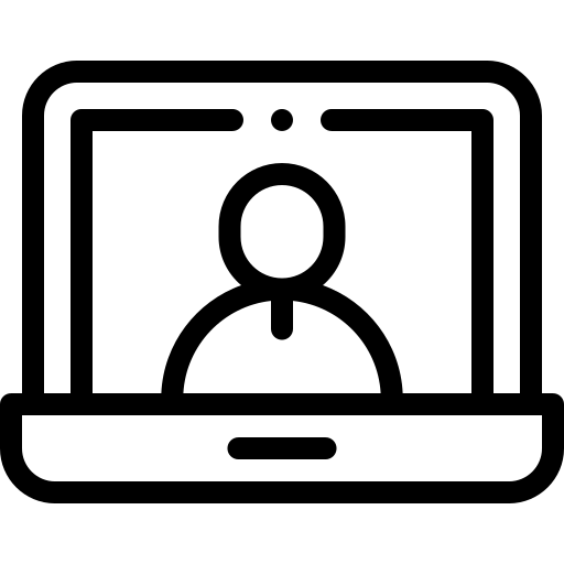 video chiamata Detailed Rounded Lineal icona