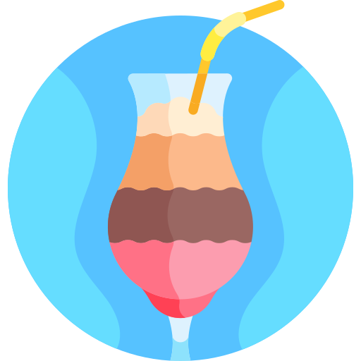 Молочный коктейль Detailed Flat Circular Flat иконка
