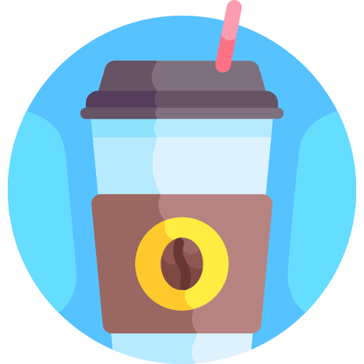 koffie Detailed Flat Circular Flat icoon