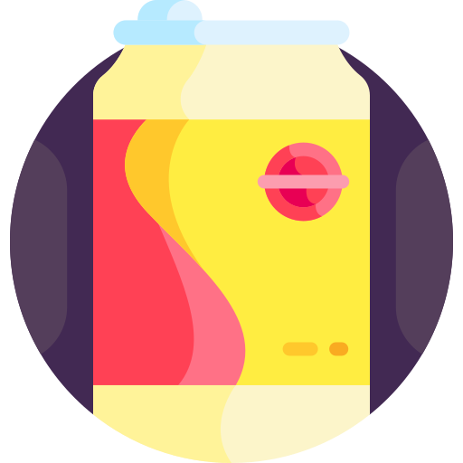 Soda pop Detailed Flat Circular Flat icon