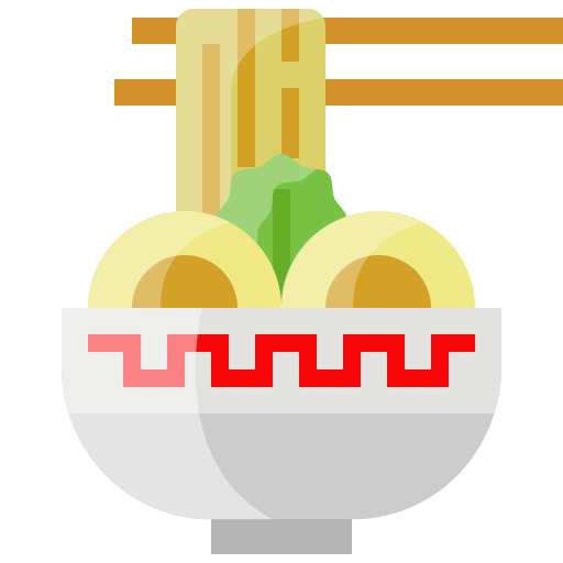麺 Mangsaabguru Flat icon