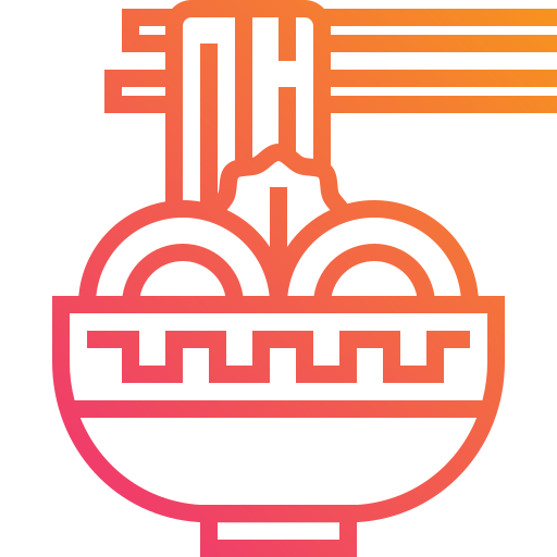 국수 Mangsaabguru Lineal Gradient icon