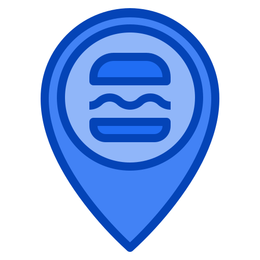 fast food Generic Blue icon