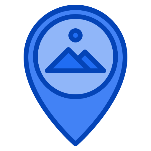 montaña Generic Blue icono