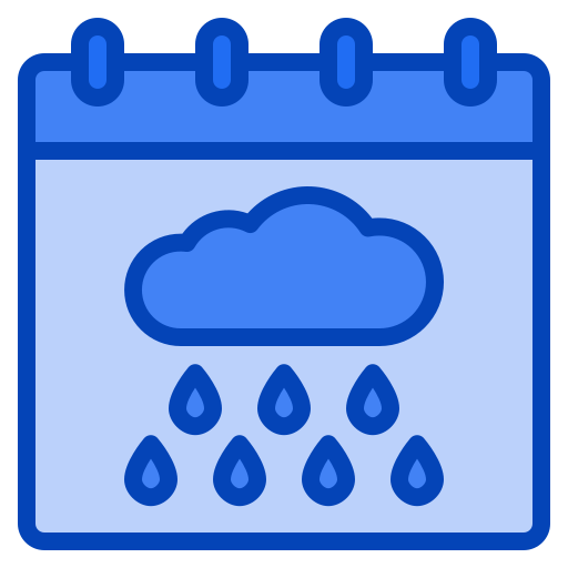 雨の Generic Blue icon