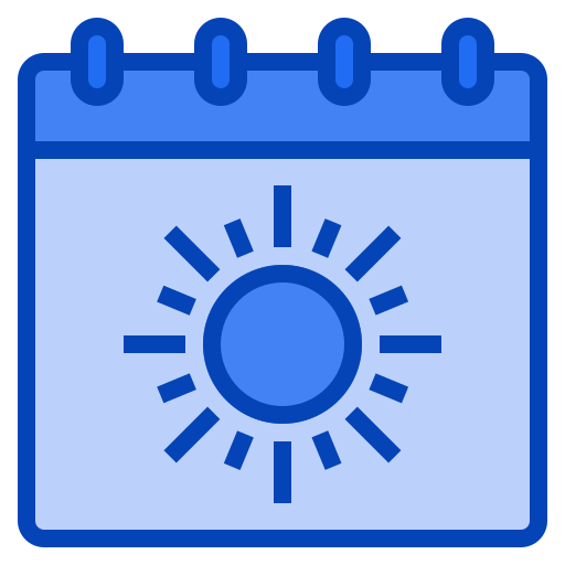 여름 Generic Blue icon