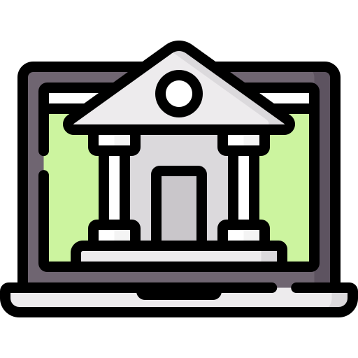 banca en línea Special Lineal color icono