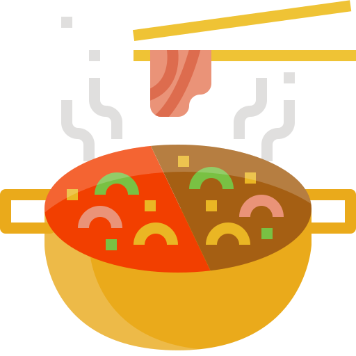 chinesisches essen Mangsaabguru Flat icon
