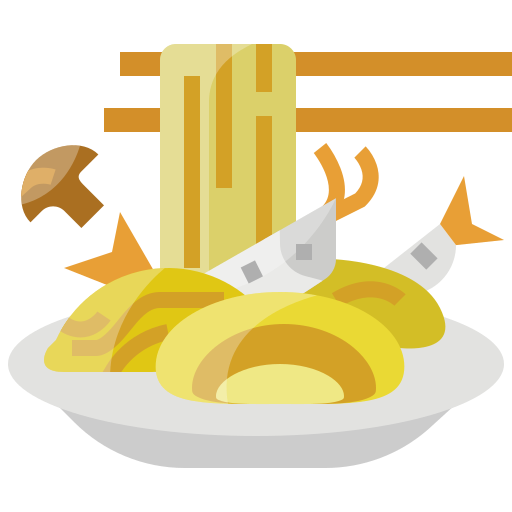 Hot noodles Mangsaabguru Flat icon