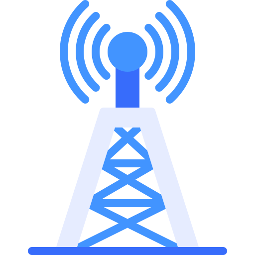wieża sygnalizacyjna Generic Flat ikona