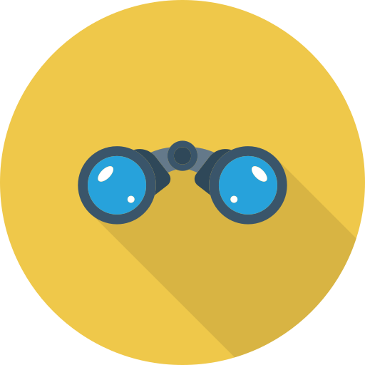 Binocular Dinosoft Circular icon