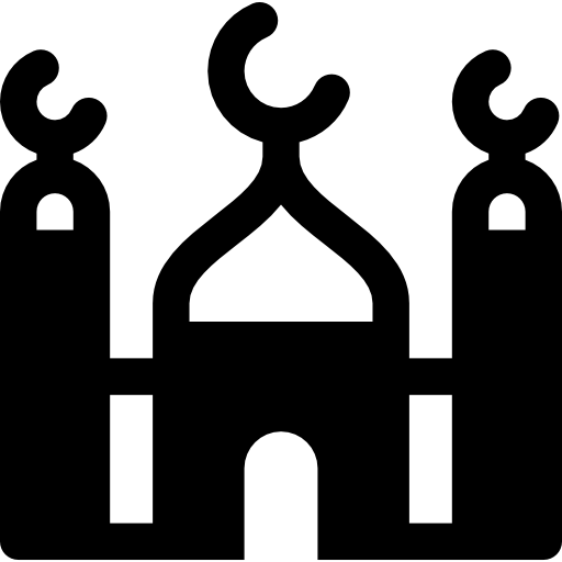 moschea Basic Rounded Filled icona