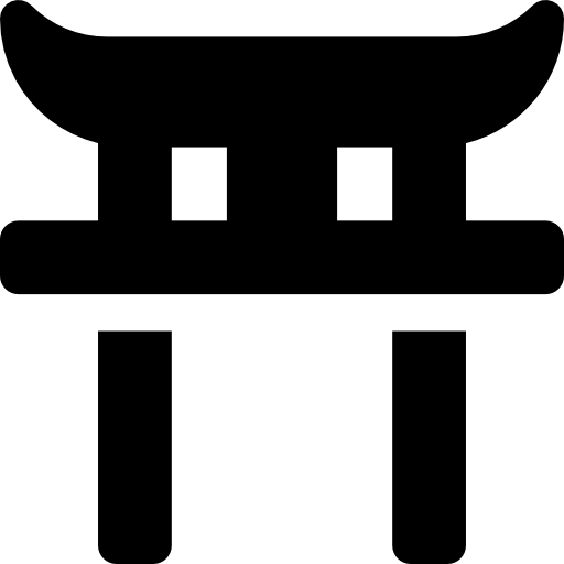 神道 Basic Rounded Filled icon