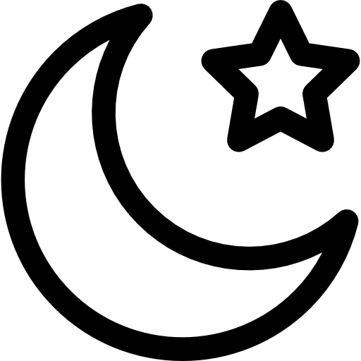 Islam Basic Rounded Lineal icon