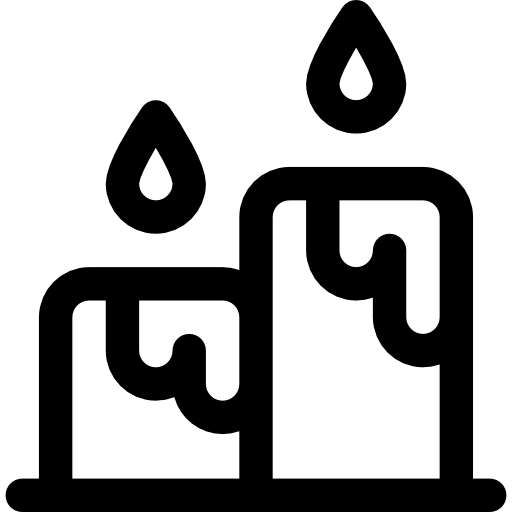 Candles Basic Rounded Lineal icon