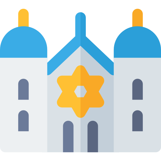 Synagogue Basic Rounded Flat icon