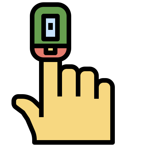 Finger Generic Outline Color icon