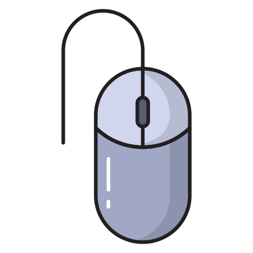 computermaus Vector Stall Lineal Color icon