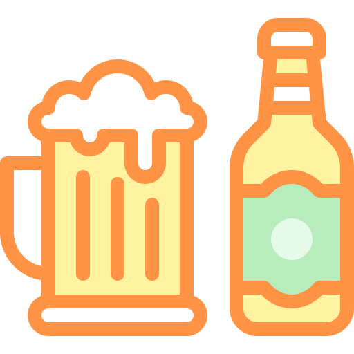 bier fles Detailed color Lineal color icoon