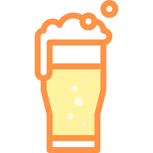 krug bier Detailed color Lineal color icon